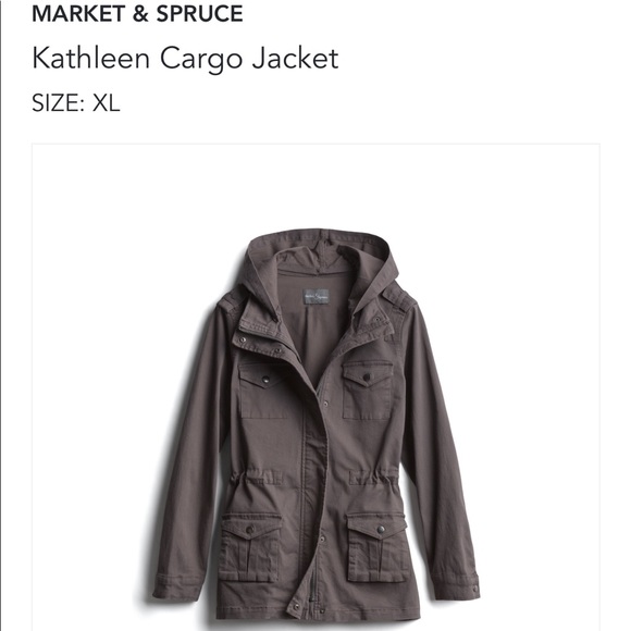 Market Spruce Kathleen Cargo Jacket Xl 